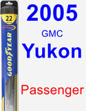 Passenger Wiper Blade for 2005 GMC Yukon - Hybrid