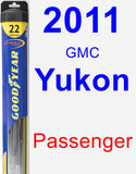 Passenger Wiper Blade for 2011 GMC Yukon - Hybrid