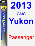 Passenger Wiper Blade for 2013 GMC Yukon - Hybrid