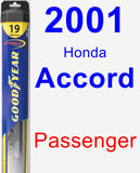 Passenger Wiper Blade for 2001 Honda Accord - Hybrid