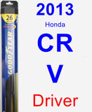 Driver Wiper Blade for 2013 Honda CR-V - Hybrid