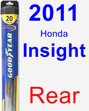 Rear Wiper Blade for 2011 Honda Insight - Hybrid