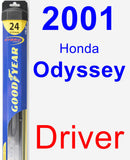 Driver Wiper Blade for 2001 Honda Odyssey - Hybrid