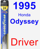 Driver Wiper Blade for 1995 Honda Odyssey - Hybrid