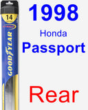 Rear Wiper Blade for 1998 Honda Passport - Hybrid