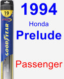 Passenger Wiper Blade for 1994 Honda Prelude - Hybrid