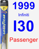 Passenger Wiper Blade for 1999 Infiniti I30 - Hybrid