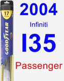 Passenger Wiper Blade for 2004 Infiniti I35 - Hybrid