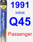 Passenger Wiper Blade for 1991 Infiniti Q45 - Hybrid