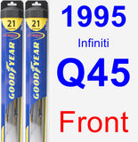 Front Wiper Blade Pack for 1995 Infiniti Q45 - Hybrid