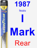 Rear Wiper Blade for 1987 Isuzu I-Mark - Hybrid