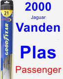 Passenger Wiper Blade for 2000 Jaguar Vanden Plas - Hybrid