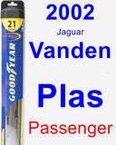 Passenger Wiper Blade for 2002 Jaguar Vanden Plas - Hybrid