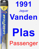 Passenger Wiper Blade for 1991 Jaguar Vanden Plas - Hybrid