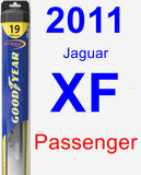 Passenger Wiper Blade for 2011 Jaguar XF - Hybrid