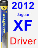 Driver Wiper Blade for 2012 Jaguar XF - Hybrid