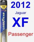 Passenger Wiper Blade for 2012 Jaguar XF - Hybrid