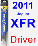 Driver Wiper Blade for 2011 Jaguar XFR - Hybrid