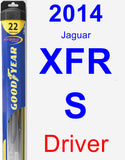 Driver Wiper Blade for 2014 Jaguar XFR-S - Hybrid