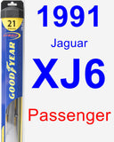 Passenger Wiper Blade for 1991 Jaguar XJ6 - Hybrid