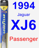 Passenger Wiper Blade for 1994 Jaguar XJ6 - Hybrid