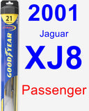 Passenger Wiper Blade for 2001 Jaguar XJ8 - Hybrid