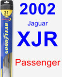 Passenger Wiper Blade for 2002 Jaguar XJR - Hybrid