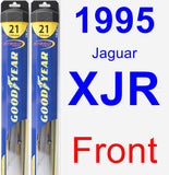 Front Wiper Blade Pack for 1995 Jaguar XJR - Hybrid