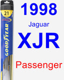 Passenger Wiper Blade for 1998 Jaguar XJR - Hybrid