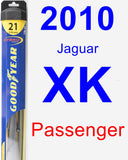 Passenger Wiper Blade for 2010 Jaguar XK - Hybrid