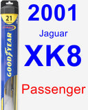 Passenger Wiper Blade for 2001 Jaguar XK8 - Hybrid