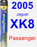 Passenger Wiper Blade for 2005 Jaguar XK8 - Hybrid