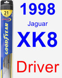 Driver Wiper Blade for 1998 Jaguar XK8 - Hybrid