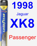 Passenger Wiper Blade for 1998 Jaguar XK8 - Hybrid