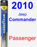 Passenger Wiper Blade for 2010 Jeep Commander - Hybrid