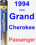 Passenger Wiper Blade for 1994 Jeep Grand Cherokee - Hybrid