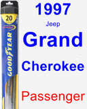 Passenger Wiper Blade for 1997 Jeep Grand Cherokee - Hybrid