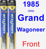 Front Wiper Blade Pack for 1985 Jeep Grand Wagoneer - Hybrid