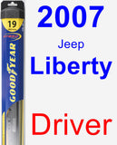 Driver Wiper Blade for 2007 Jeep Liberty - Hybrid