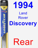 Rear Wiper Blade for 1994 Land Rover Discovery - Hybrid