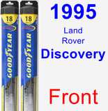 Front Wiper Blade Pack for 1995 Land Rover Discovery - Hybrid