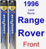 Front Wiper Blade Pack for 1996 Land Rover Range Rover - Hybrid