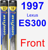 Front Wiper Blade Pack for 1997 Lexus ES300 - Hybrid