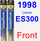 Front Wiper Blade Pack for 1998 Lexus ES300 - Hybrid