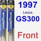 Front Wiper Blade Pack for 1997 Lexus GS300 - Hybrid