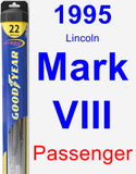 Passenger Wiper Blade for 1995 Lincoln Mark VIII - Hybrid