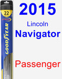 Passenger Wiper Blade for 2015 Lincoln Navigator - Hybrid