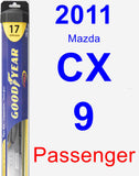 Passenger Wiper Blade for 2011 Mazda CX-9 - Hybrid