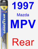 Rear Wiper Blade for 1997 Mazda MPV - Hybrid