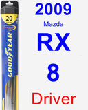 Driver Wiper Blade for 2009 Mazda RX-8 - Hybrid